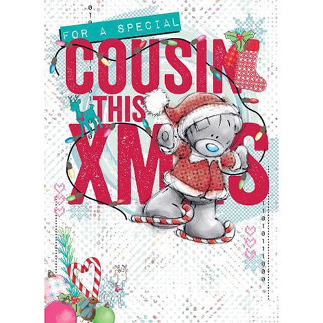 Cousin Me to You Bear Christmas Card £1.79